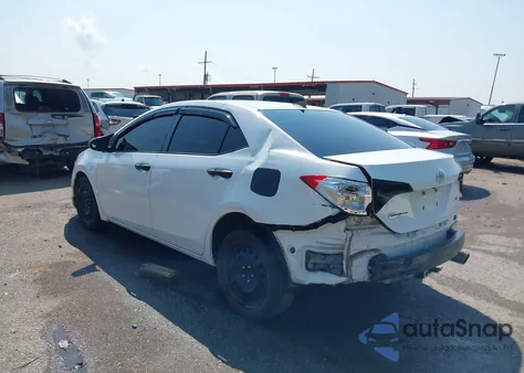 2018 Toyota Corolla Le из США, поврежденный, VIN 5YFBURHE4JP753653